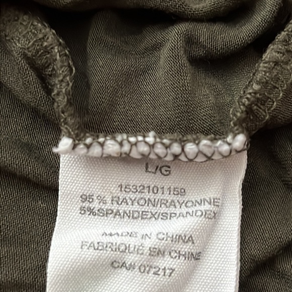 Crochet Olive Green Tank Top - Picture 4 of 5